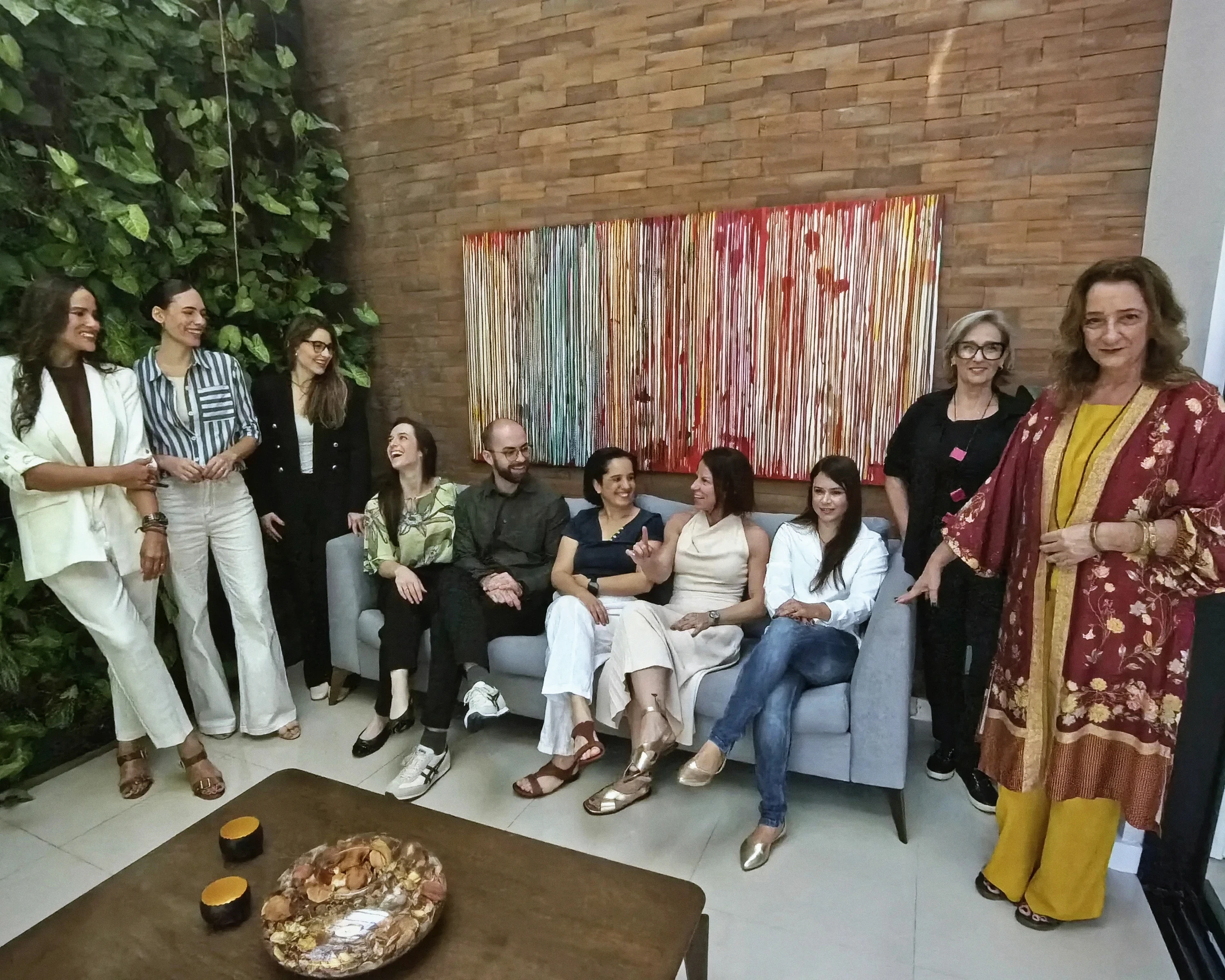 Mental Help multidisciplinary team gathered at the clinic reception